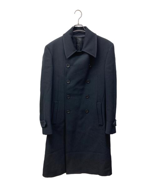 DOLCE & GABBANA（ドルチェ＆ガッバーナ）DOLCE & GABBANA (ドルチェ＆ガッバーナ) ダブルチェスターコート ブラック サイズ:36の古着・服飾アイテム