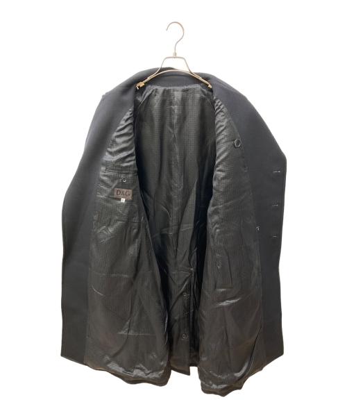 DOLCE & GABBANA（ドルチェ＆ガッバーナ）DOLCE & GABBANA (ドルチェ＆ガッバーナ) ダブルチェスターコート ブラック サイズ:36の古着・服飾アイテム
