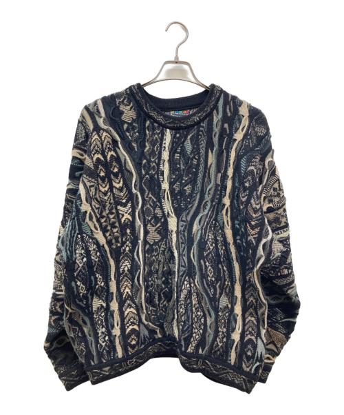 Coogi（クージー）COOGI (クージー) 3Dニット ブラック サイズ:‐の古着・服飾アイテム