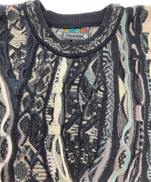 Coogi（クージー）COOGI (クージー) 3Dニット ブラック サイズ:‐の古着・服飾アイテム