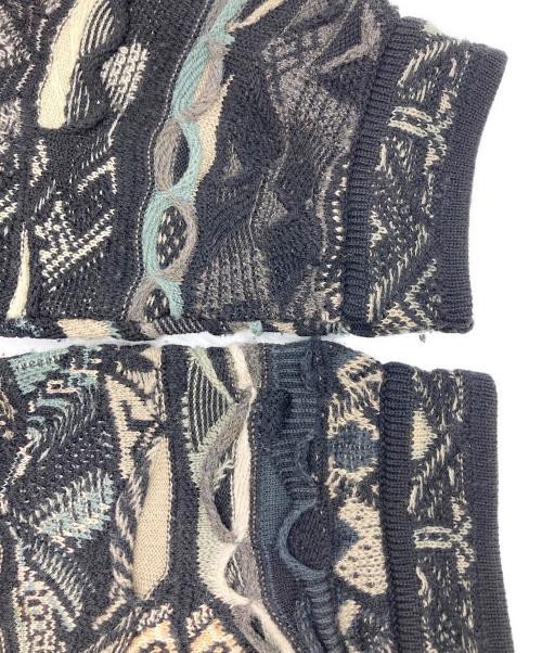 Coogi（クージー）COOGI (クージー) 3Dニット ブラック サイズ:‐の古着・服飾アイテム