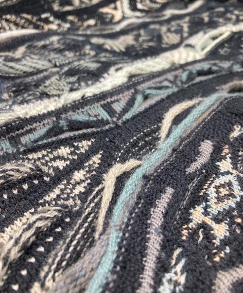 Coogi（クージー）COOGI (クージー) 3Dニット ブラック サイズ:‐の古着・服飾アイテム