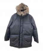 BURBERRY BLACK LABELバーバリーブラックレーベル）の古着「裏ノヴァチェックダウンコート」｜ブラック