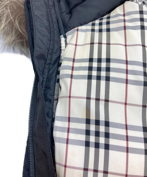 BURBERRY BLACK LABEL（バーバリーブラックレーベル）BURBERRY BLACK LABEL (バーバリーブラックレーベル) 裏ノヴァチェックダウンコート ブラック サイズ:Ⅼの古着・服飾アイテム