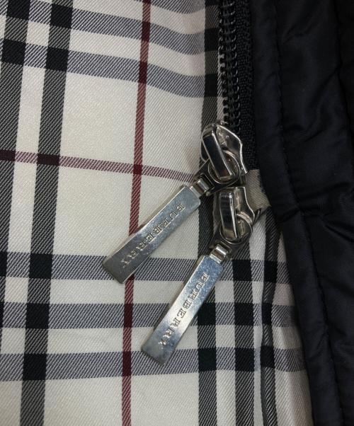 BURBERRY BLACK LABEL（バーバリーブラックレーベル）BURBERRY BLACK LABEL (バーバリーブラックレーベル) 裏ノヴァチェックダウンコート ブラック サイズ:Ⅼの古着・服飾アイテム