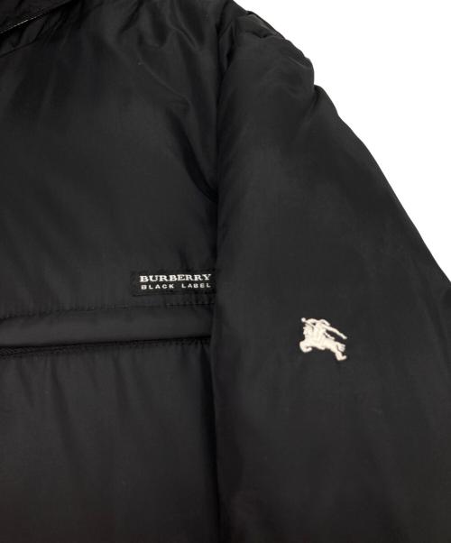 BURBERRY BLACK LABEL（バーバリーブラックレーベル）BURBERRY BLACK LABEL (バーバリーブラックレーベル) 裏ノヴァチェックダウンコート ブラック サイズ:Ⅼの古着・服飾アイテム