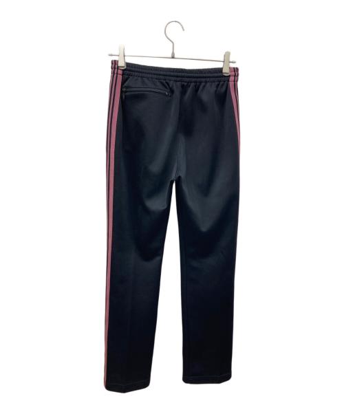 Needles（ニードルズ）Needles (ニードルズ) Narrow Track Pant Poly Smooth/トラックパンツ ブラック×ピンク サイズ:XSの古着・服飾アイテム