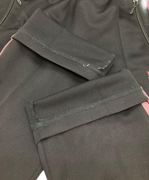 Needles（ニードルズ）Needles (ニードルズ) Narrow Track Pant Poly Smooth/トラックパンツ ブラック×ピンク サイズ:XSの古着・服飾アイテム