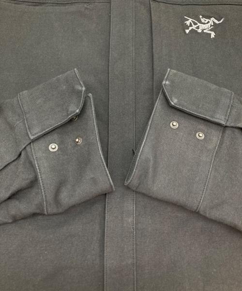 ARC'TERYX（アークテリクス）ARC'TERYX (アークテリクス) CRONIN COTTON OVERSHIRT ブラック サイズ:Ⅼの古着・服飾アイテム