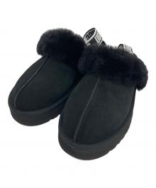 UGG（アグ）の古着「Funkette/ムートンサンダル」｜ブラック