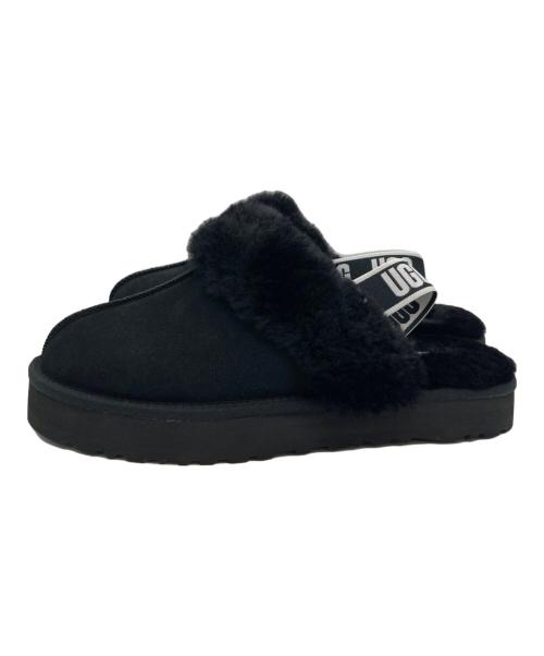 UGG（アグ）UGG (アグ) Funkette/ムートンサンダル ブラック サイズ:23.5㎝の古着・服飾アイテム