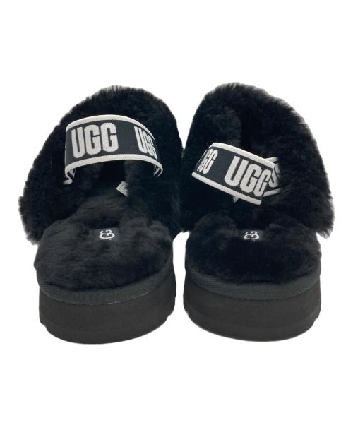 UGG（アグ）UGG (アグ) Funkette/ムートンサンダル ブラック サイズ:23.5㎝の古着・服飾アイテム