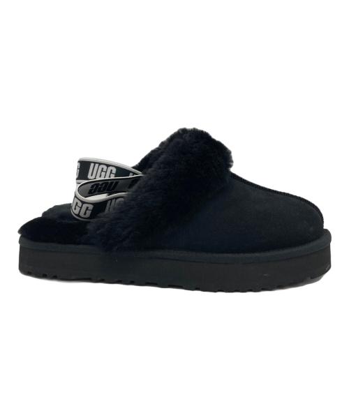 UGG（アグ）UGG (アグ) Funkette/ムートンサンダル ブラック サイズ:23.5㎝の古着・服飾アイテム
