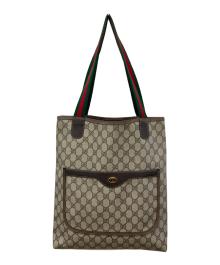 GUCCI（グッチ）の古着「GGトートバッグ」｜ブラウン