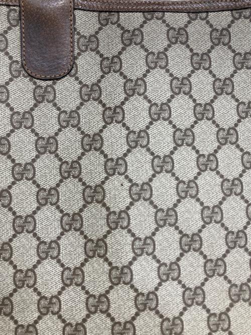 GUCCI（グッチ）GUCCI (グッチ) GGトートバッグ ブラウンの古着・服飾アイテム