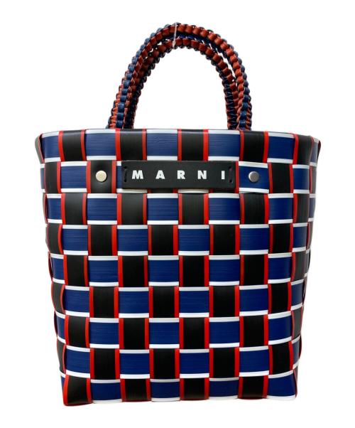 MARNI（マルニ）MARNI (マルニ) テープバスケット ネイビーの古着・服飾アイテム