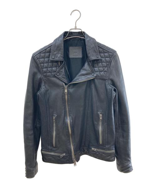 ALL SAINTS（オールセインツ）ALL SAINTS (オールセインツ) CONROY LEATHER BIKER JACKET/ラムレザージャケット ブラック サイズ:Ｓの古着・服飾アイテム