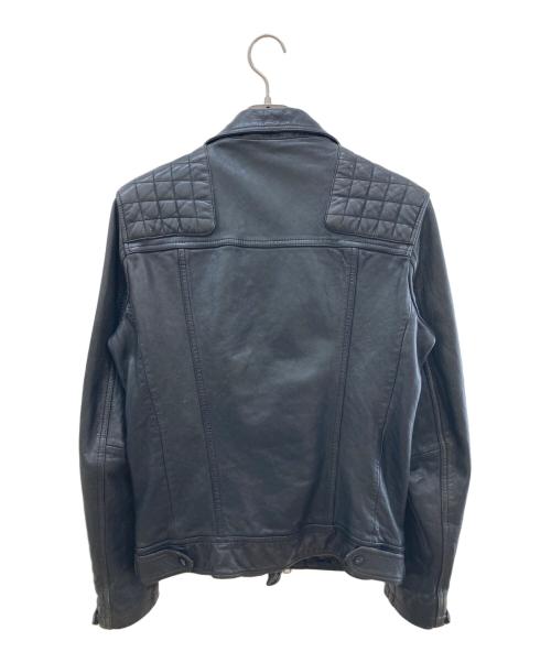 ALL SAINTS（オールセインツ）ALL SAINTS (オールセインツ) CONROY LEATHER BIKER JACKET/ラムレザージャケット ブラック サイズ:Ｓの古着・服飾アイテム