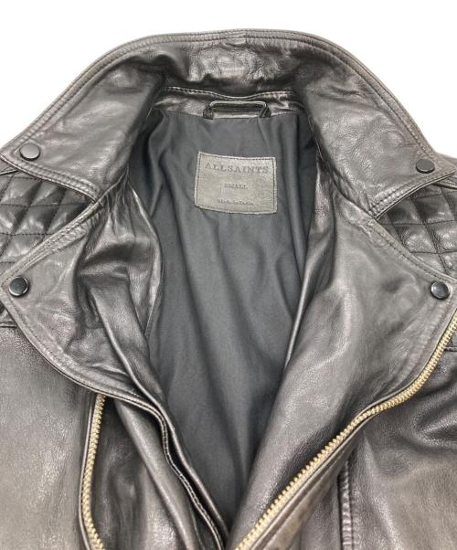 ALL SAINTS（オールセインツ）ALL SAINTS (オールセインツ) CONROY LEATHER BIKER JACKET/ラムレザージャケット ブラック サイズ:Ｓの古着・服飾アイテム