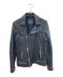 ALL SAINTS（オールセインツ）の古着「CONROY LEATHER BIKER JACKET/ラムレザージャケット」｜ブラック