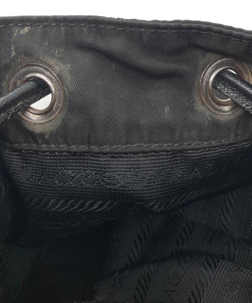 PRADA（プラダ）PRADA (プラダ) テスートキルティングチェーンショルダーバッグ ブラックの古着・服飾アイテム