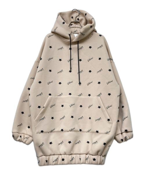 DOUBLE STANDARD CLOTHING（ダブルスタンダードクロージング）DOUBLE STANDARD CLOTHING (ダブルスタンダードクロージング) オリジナルダンボールプリントフーディ ベージュ サイズ:36の古着・服飾アイテム