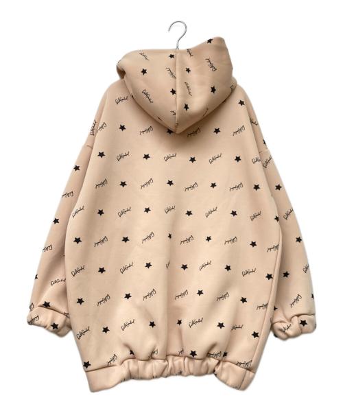 DOUBLE STANDARD CLOTHING（ダブルスタンダードクロージング）DOUBLE STANDARD CLOTHING (ダブルスタンダードクロージング) オリジナルダンボールプリントフーディ ベージュ サイズ:36の古着・服飾アイテム