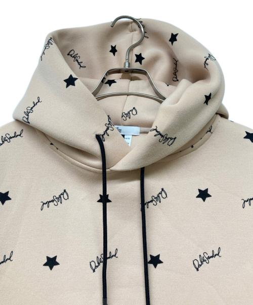 DOUBLE STANDARD CLOTHING（ダブルスタンダードクロージング）DOUBLE STANDARD CLOTHING (ダブルスタンダードクロージング) オリジナルダンボールプリントフーディ ベージュ サイズ:36の古着・服飾アイテム