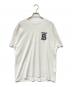 BURBERRY（バーバリー）の古着「モノグラムモチーフコットン オーバーサイズTシャツ」｜ホワイト
