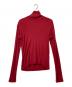 JOHN LAWRENCE SULLIVAN（ジョン ローレンス サリバン）の古着「COTTON JERSEY TURTLE NECK TOP(コットン ジャージー タートル ネック トップ)」｜レッド
