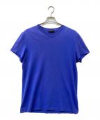 JIL SANDERジルサンダー）の古着「VネックTシャツ」｜ブルー