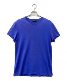 JIL SANDER（ジルサンダー）の古着「VネックTシャツ」｜ブルー