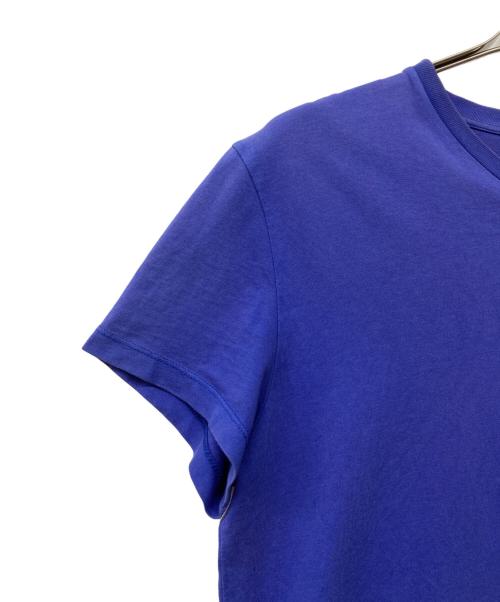 JIL SANDER（ジルサンダー）JIL SANDER (ジルサンダー) VネックTシャツ ブルー サイズ:Mの古着・服飾アイテム