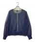6(ROKU) BEAUTY&YOUTH (ロク ビューティーアンドユース) SHEER COLOR RIB CARDIGAN ネイビー サイズ:-：5000円