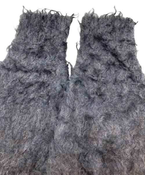 ASTRAET（アストラット）ASTRAET (アストラット) シャギー クルーネックニット グレー サイズ:Freeの古着・服飾アイテム