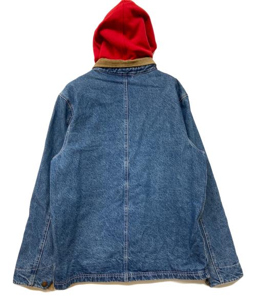 SUPREME（シュプリーム）SUPREME (シュプリーム) 17AW HOODED CHORE COAT インディゴ サイズ:Mの古着・服飾アイテム