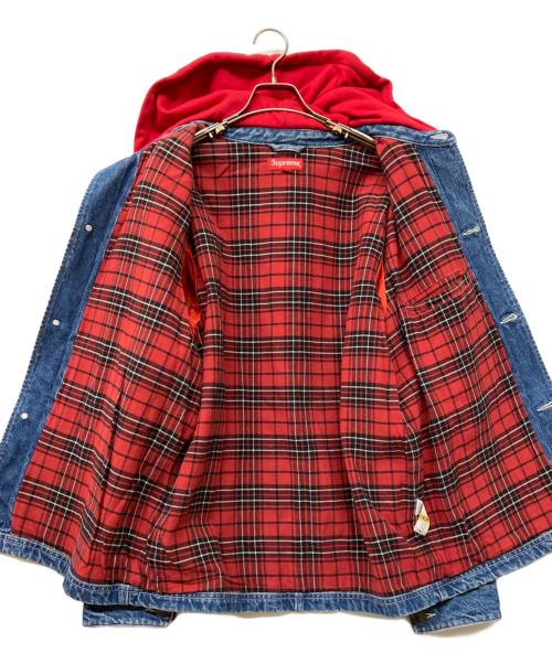 SUPREME（シュプリーム）SUPREME (シュプリーム) 17AW HOODED CHORE COAT インディゴ サイズ:Mの古着・服飾アイテム