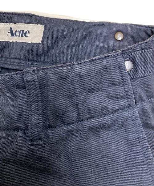 Acne（アクネ）Acne (アクネ) 12AWワイドチノパンツ ネイビー サイズ:SIZE 44の古着・服飾アイテム