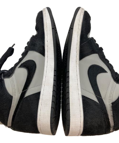 NIKE（ナイキ）NIKE (ナイキ) AIR JORDAN 1 RETRO HI OG グレー×ブラック サイズ:27の古着・服飾アイテム