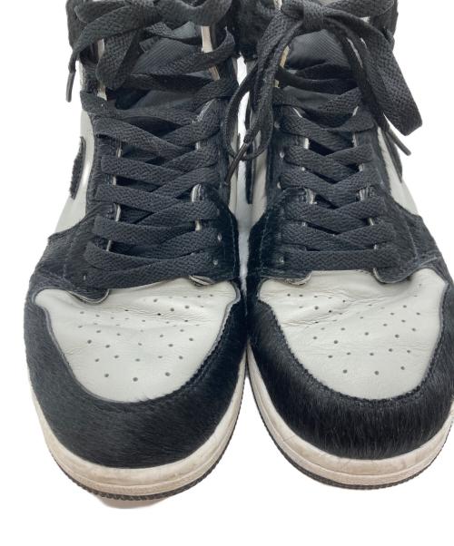 NIKE（ナイキ）NIKE (ナイキ) AIR JORDAN 1 RETRO HI OG グレー×ブラック サイズ:27の古着・服飾アイテム