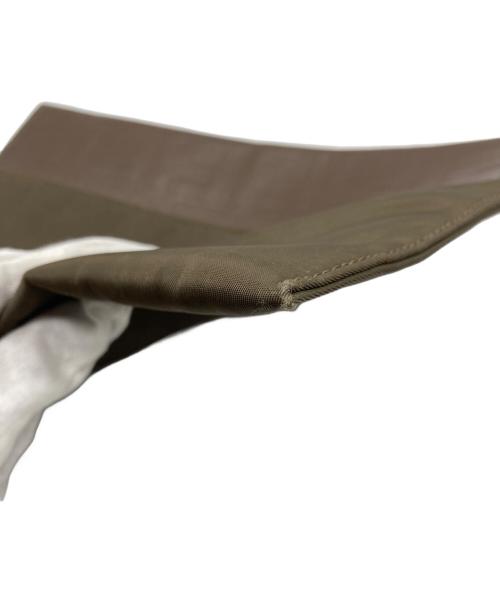 FENDI（フェンディ）FENDI (フェンディ) ズッカ柄ナイロンポーチ オリーブ×ブラウンの古着・服飾アイテム