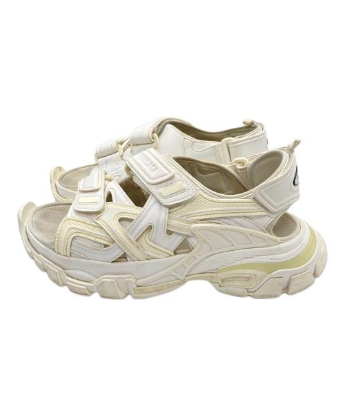 BALENCIAGA（バレンシアガ）BALENCIAGA (バレンシアガ) トラック ファブリック サンダル ホワイト サイズ:24.5の古着・服飾アイテム