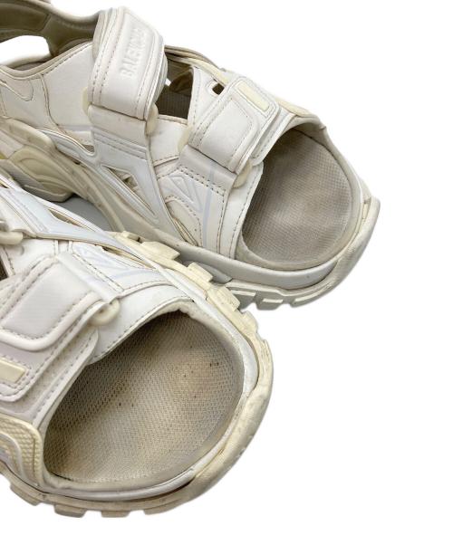 BALENCIAGA（バレンシアガ）BALENCIAGA (バレンシアガ) トラック ファブリック サンダル ホワイト サイズ:24.5の古着・服飾アイテム