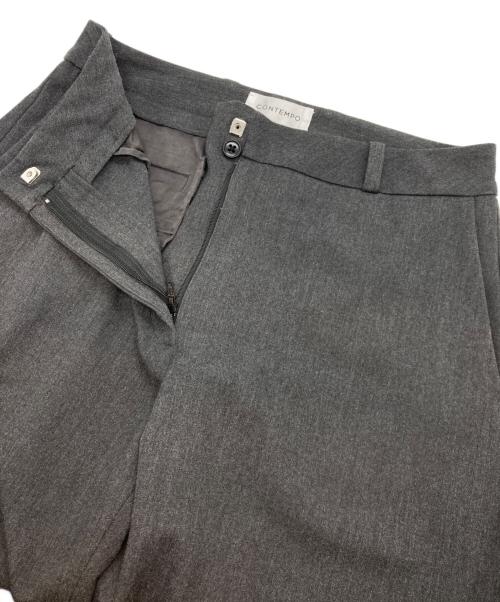 CONTEMPO（コンテンポ）CONTEMPO (コンテンポ) ワイドパンツ グレー サイズ:Mの古着・服飾アイテム