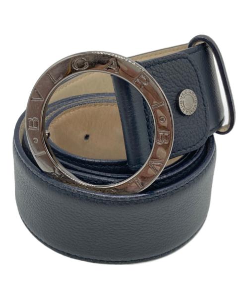 BVLGARI（ブルガリ）BVLGARI (ブルガリ) バックルレザーベルト ブラックの古着・服飾アイテム