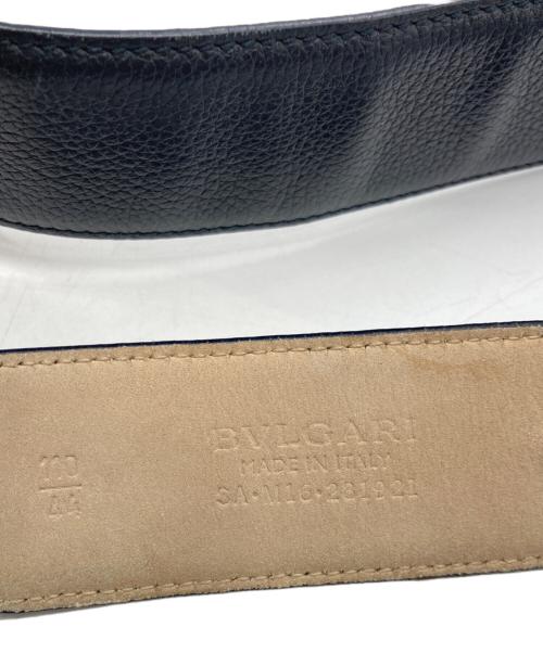 BVLGARI（ブルガリ）BVLGARI (ブルガリ) バックルレザーベルト ブラックの古着・服飾アイテム