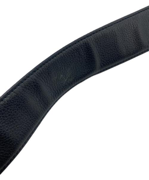 BVLGARI（ブルガリ）BVLGARI (ブルガリ) バックルレザーベルト ブラックの古着・服飾アイテム