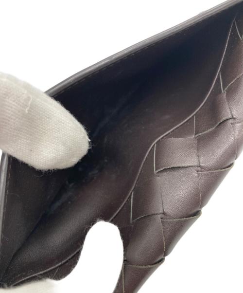 BOTTEGA VENETA（ボッテガベネタ）BOTTEGA VENETA (ボッテガベネタ) イントレチャート長財布 ブラウンの古着・服飾アイテム