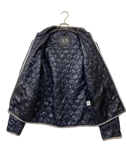 ARMANI EXCHANGE（アルマーニ エクスチェンジ）ARMANI EXCHANGE (アルマーニ エクスチェンジ) キルティングジャケット ネイビー サイズ:Mの古着・服飾アイテム