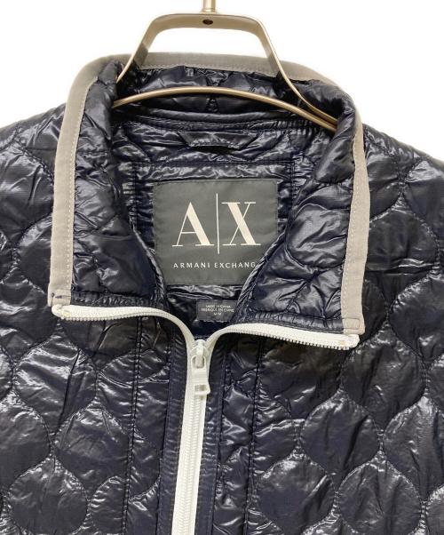 ARMANI EXCHANGE（アルマーニ エクスチェンジ）ARMANI EXCHANGE (アルマーニ エクスチェンジ) キルティングジャケット ネイビー サイズ:Mの古着・服飾アイテム